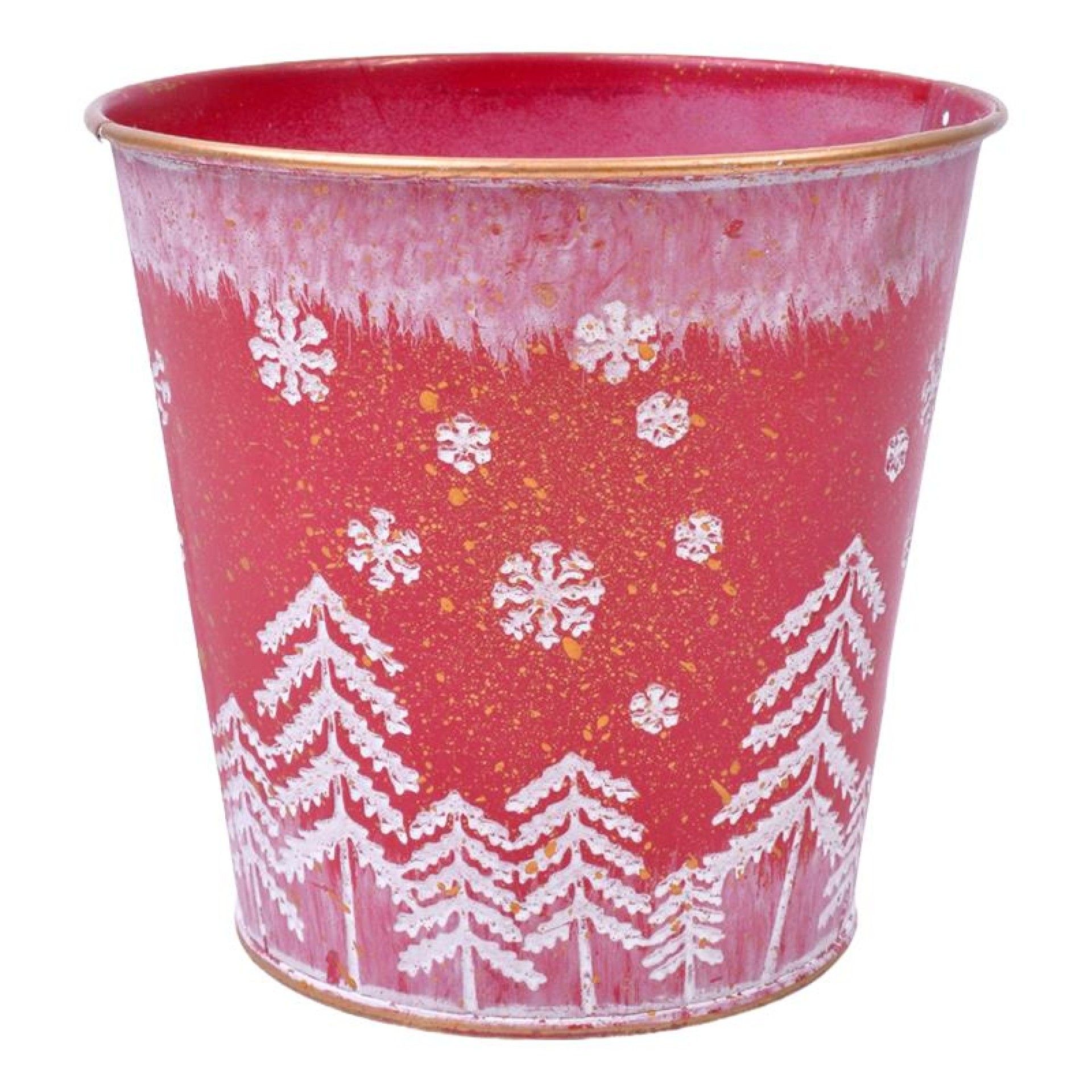 VASO PLANTA NATAL METAL 13CM VASO PLANTA NATAL METAL 13CM