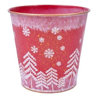 VASO PLANTA NATAL METAL 13CM