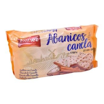BOLACHA ABANICOS CANELA 150G