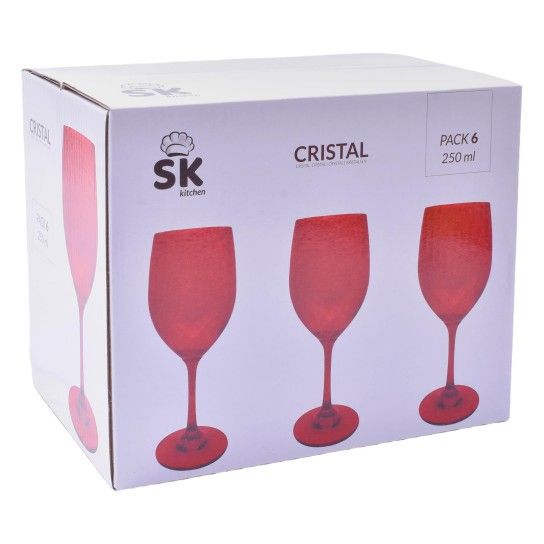 COPO C/PE VRM VINHO 6UN 2993-000
