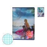 CADERNO AGRAF A5 80F QUAD.WATER