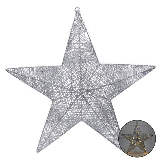 ESTRELA PRT C/LUZ 60CM 2590-101B-60 CX10