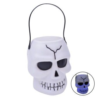 HALLOWEEN CAVEIRA C/LUZ 1198-072 CX48