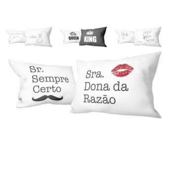PACK 2 ALMOFADAS NAMORADOS 40x60