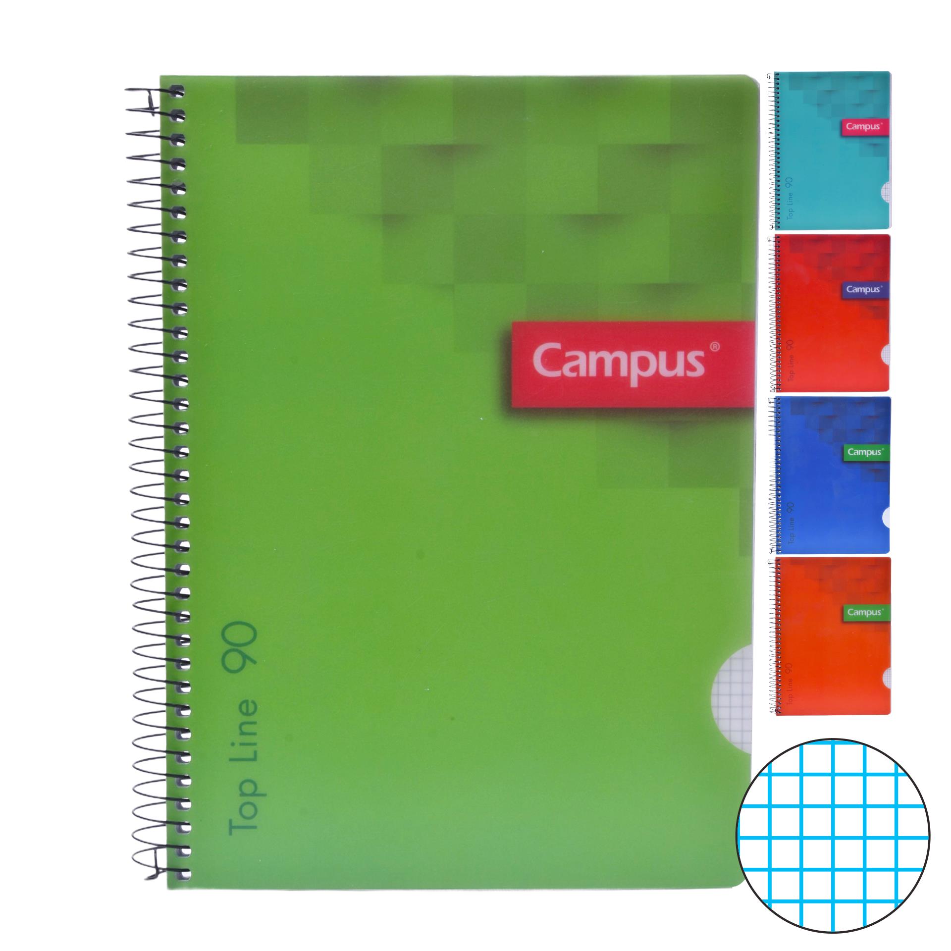 CADERNO CAMPUS PP ESPIRAL A5 QUADR 90GR CADERNO CAMPUS PP ESPIRAL A5 QUADR 90GR