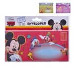 ENVELOPES+PAPEL CARTA 10UNI MICKEY ENVELOPES+PAPEL CARTA 10UNI MICKEY