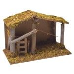 CABANA PRESEPIO C/LUZ 30X15X19CM PR-23933