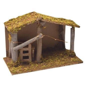 CABANA PRESEPIO C/LUZ 30X15X19CM PR-23933