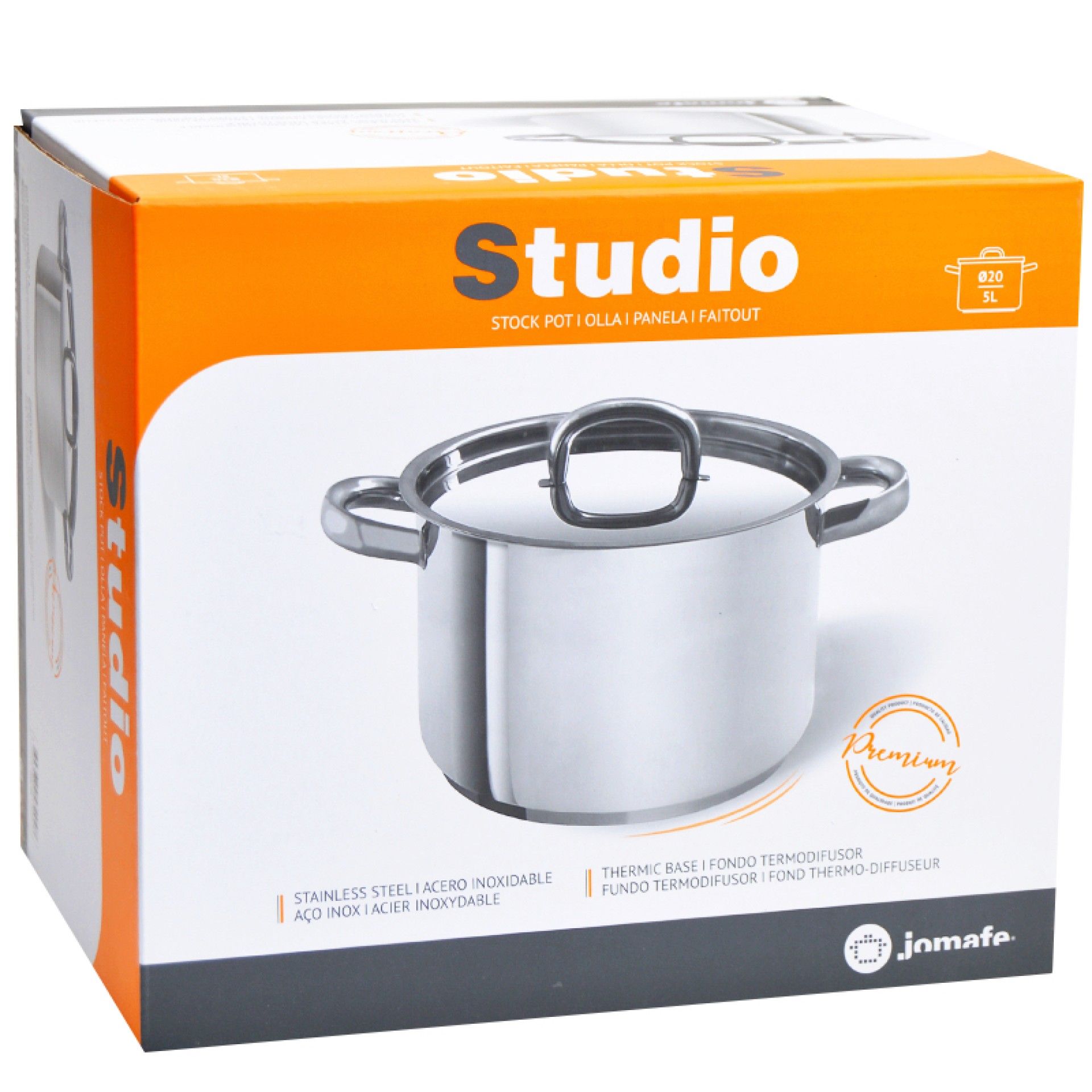 PANELA JOMAFE AÇO INOX 20 PANELA JOMAFE AÇO INOX 20