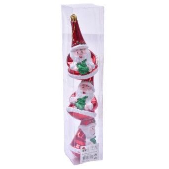 PENDENTE NATAL 3PC 13X7CM 2976-007 CX36