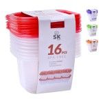 CAIXA MULT SET 16PCS 950ML 0185-08 CX24
