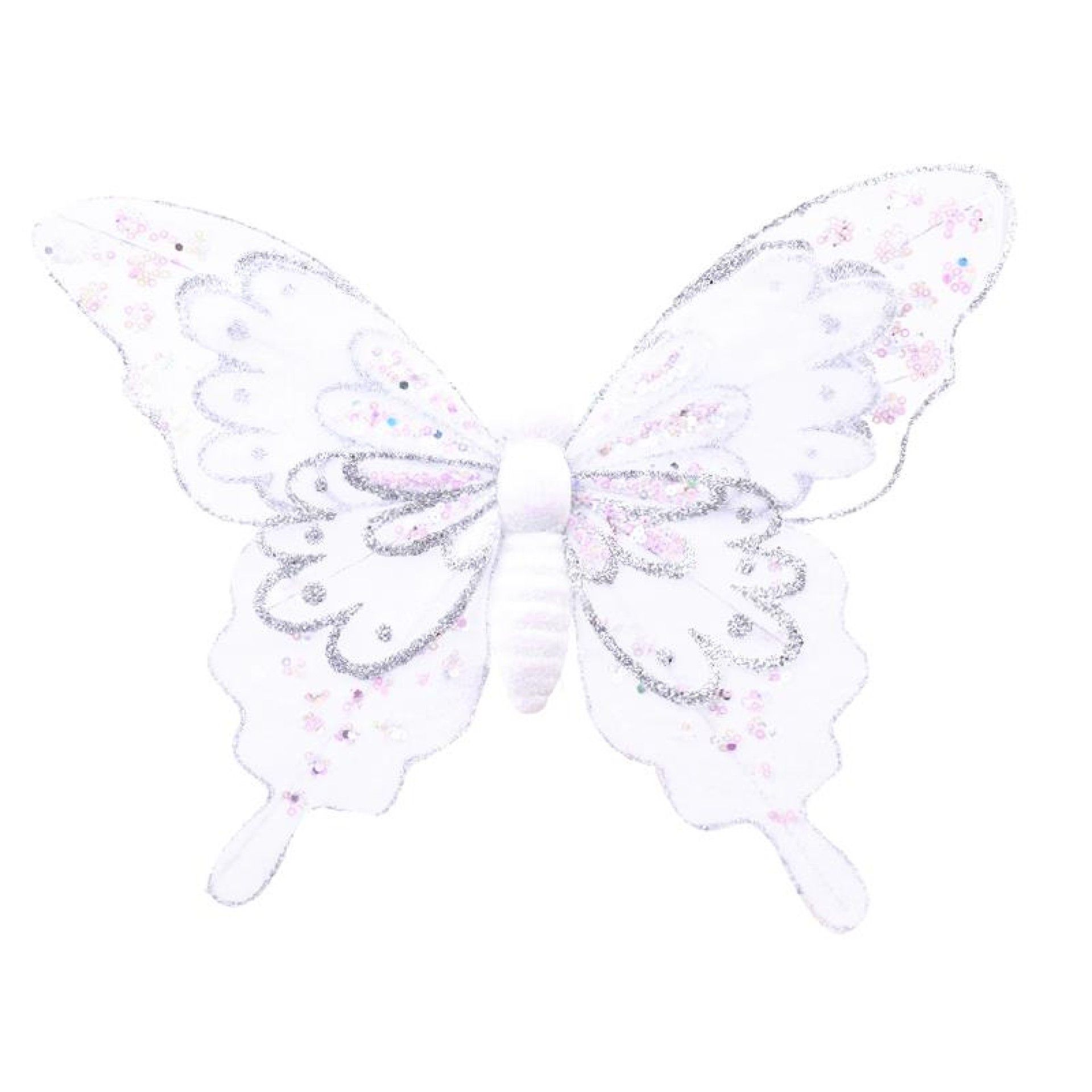 PENDURANTES BORBOLETA BRC 30CM C/GRAMPO PENDURANTES BORBOLETA BRC 30CM C/GRAMPO