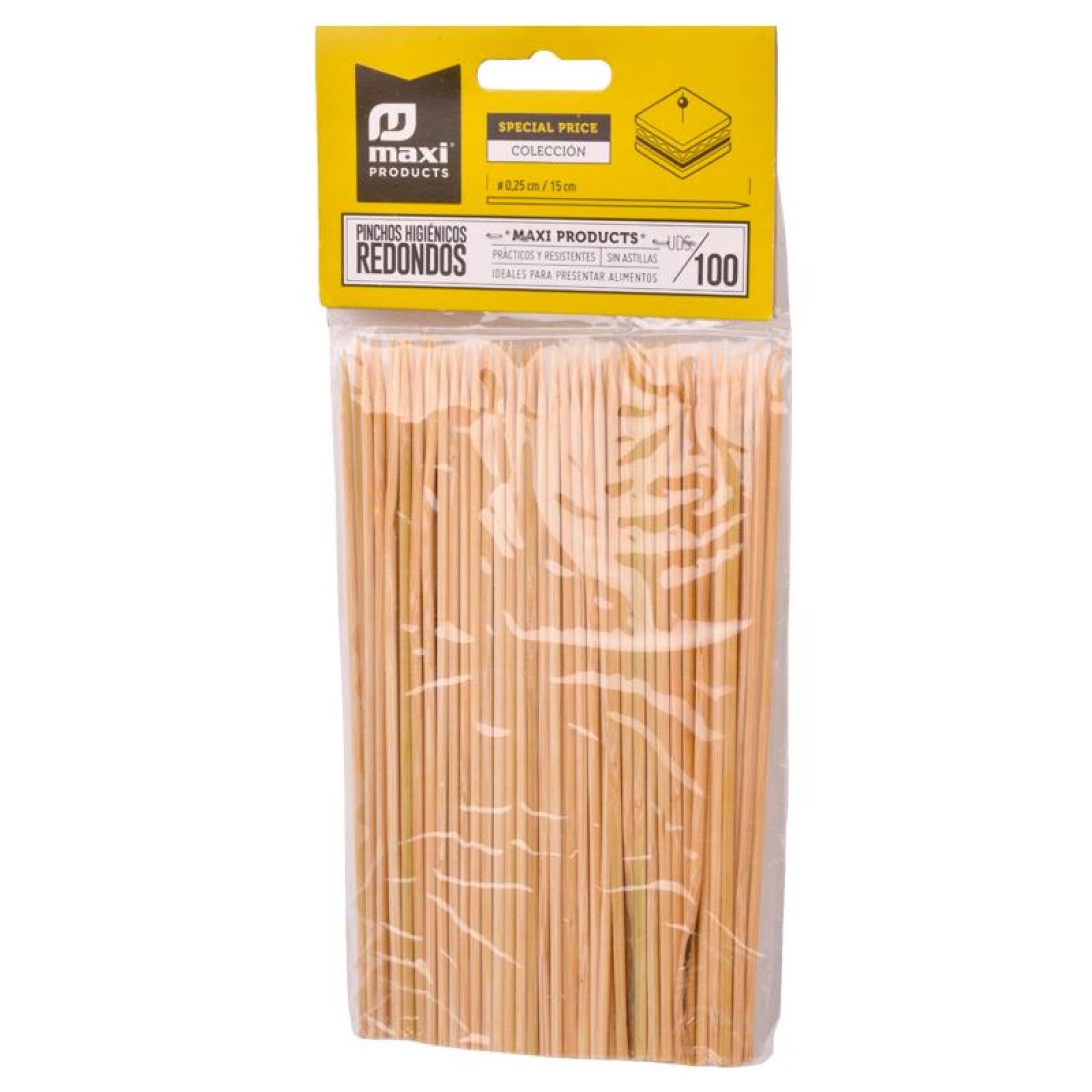 ESPETOS BAMBU 15CM 100UNI ESPETOS BAMBU 15CM 100UNI