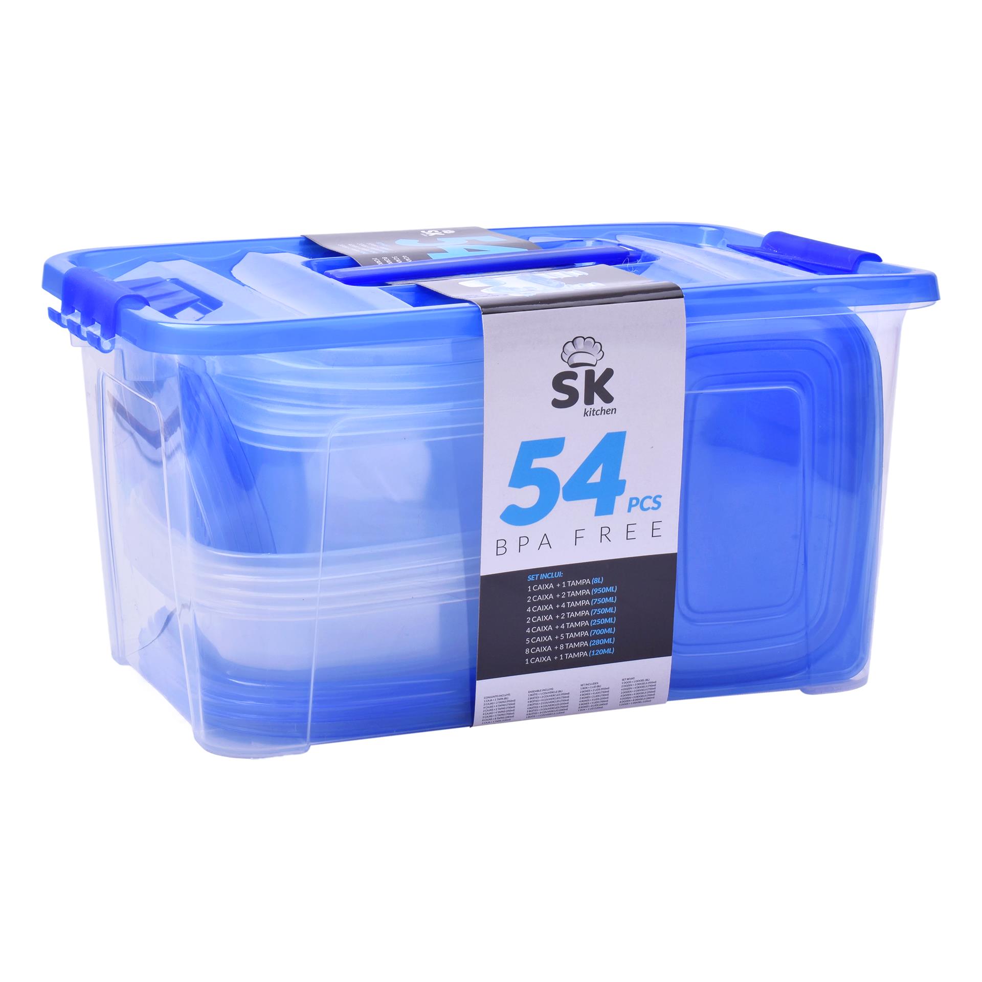 CAIXA PLT MULT SET 54PCS 0185-02 CAIXA PLT MULT SET 54PCS 0185-02