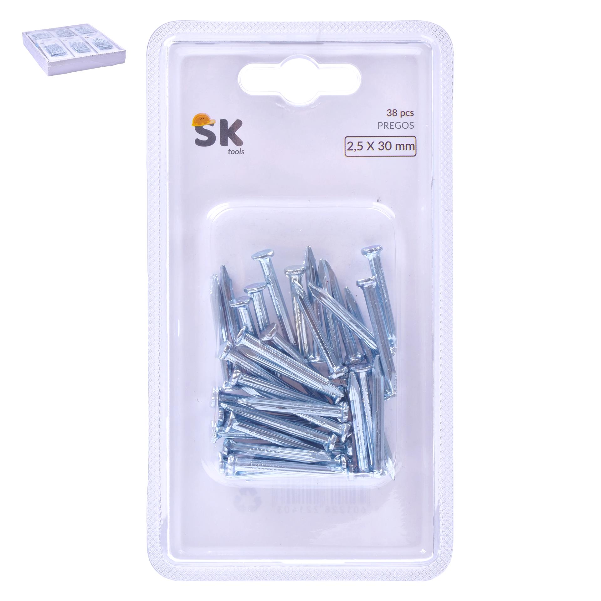 PREGOS 2.5X30MM 38UN 2822-140 CX288 PREGOS 2.5X30MM 38UN 2822-140 CX288