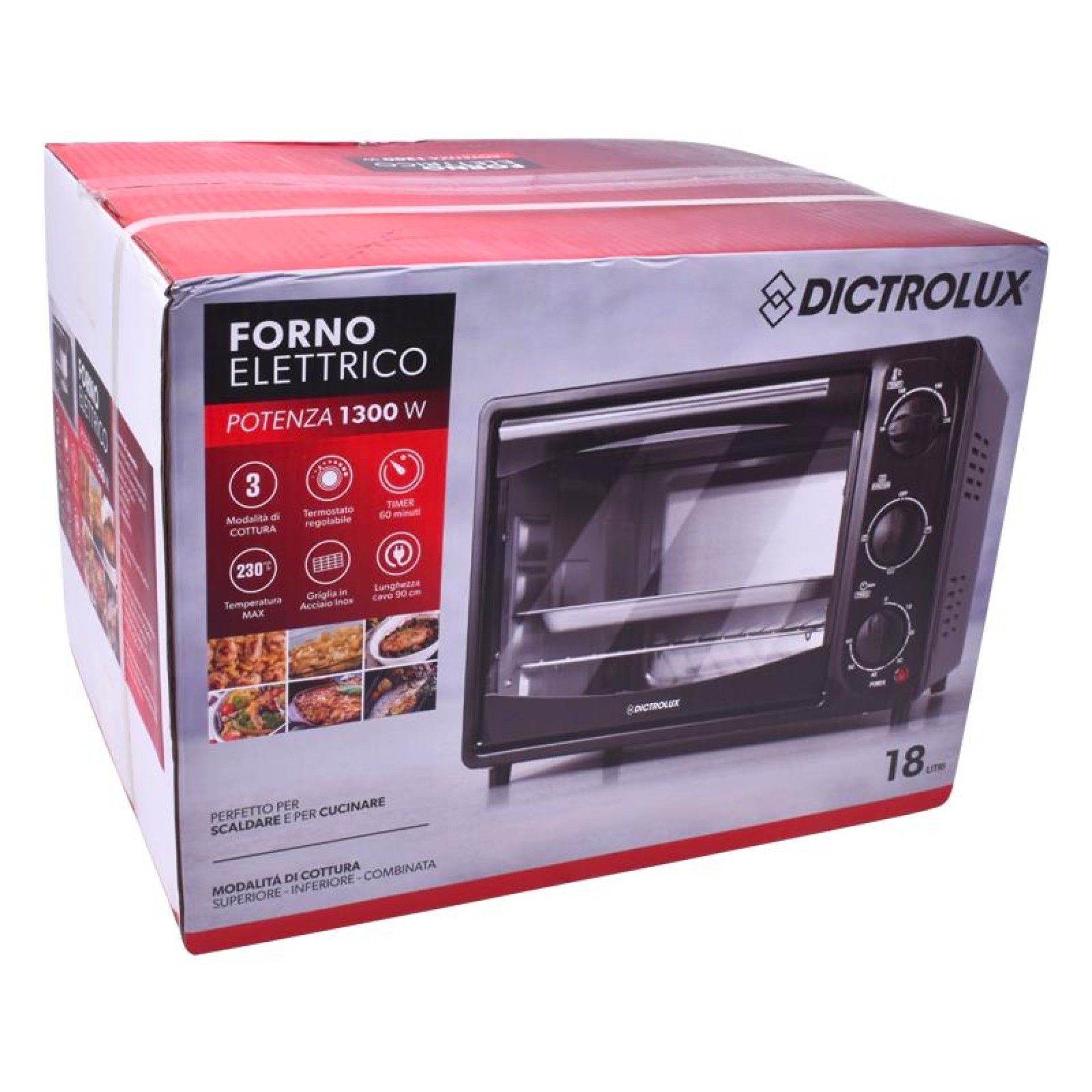 FORNO ELETRICO 18LT 1300W FORNO ELETRICO 18LT 1300W