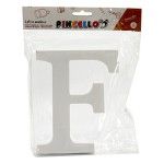 LETRA F MADEIRA BRANCA 1.8X15CM 24005 LETRA F MADEIRA BRANCA 1.8X15CM 24005