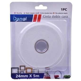 FITA ADESIVA DUPLA FACE 24MMX5M
