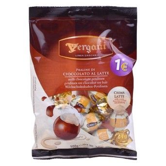 VERGANI BOMBONS 100GR CH LEITE C/CREME