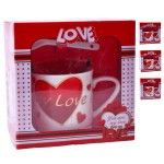 SET CANECA E COLHER 8,2X6,8 2645-108-04 CX96
