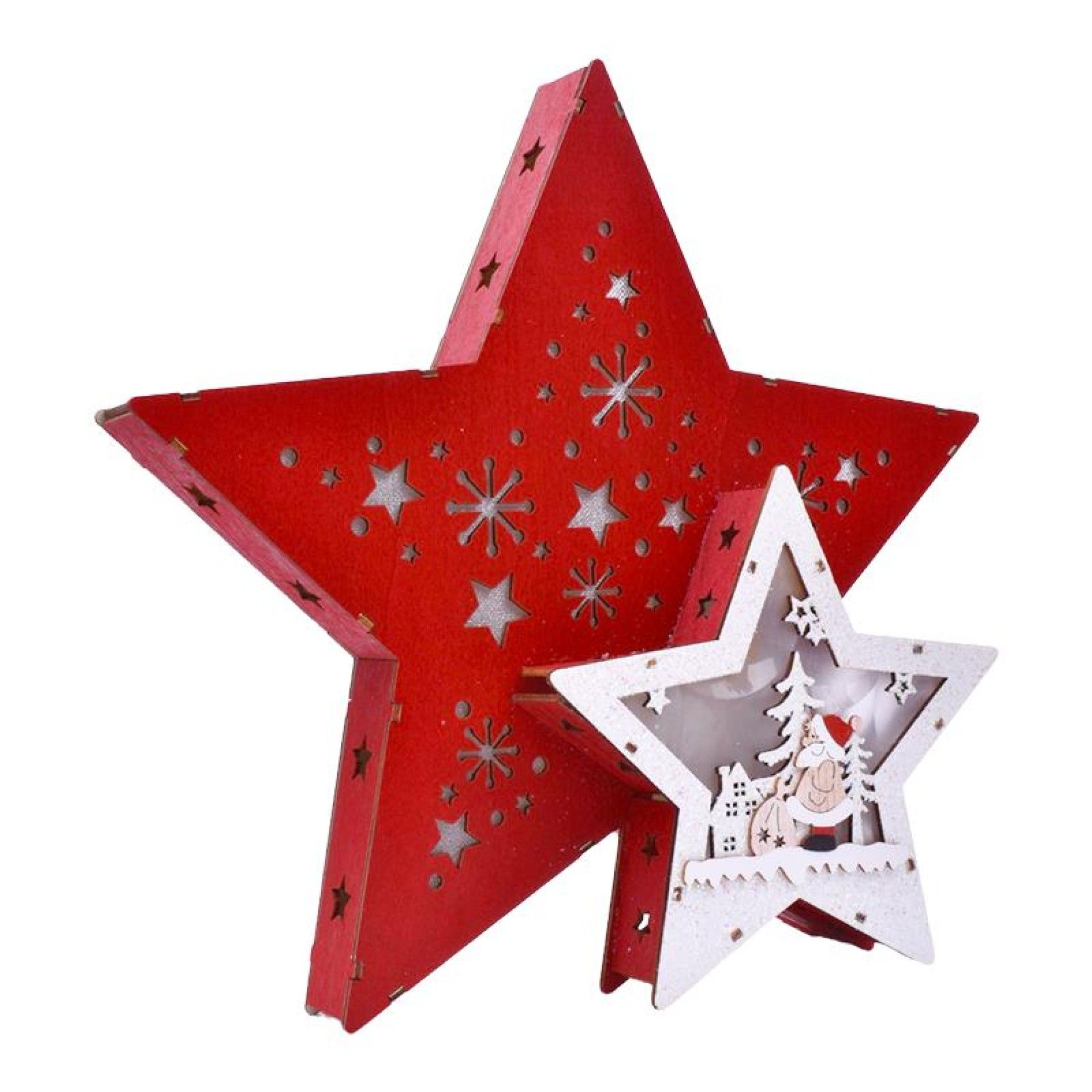 ESTRELA MDF C/LUZ 1785-569A CX36 ESTRELA MDF C/LUZ 1785-569A CX36