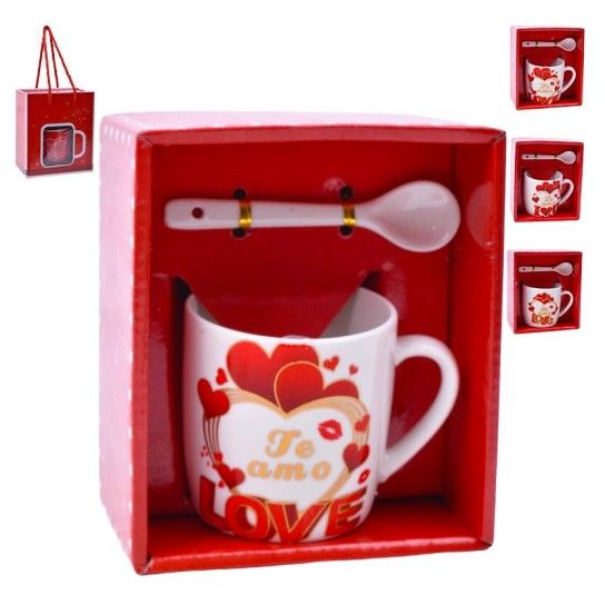 SET CANECA E COLHER 7,2X7,2 2645-109-04 CX120