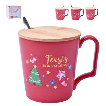 CANECA NATAL 9,6X9,2CM 2716-021 CX60