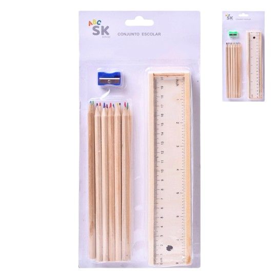 LAPIS COR12U+REGUA MAD 1798-200CX144