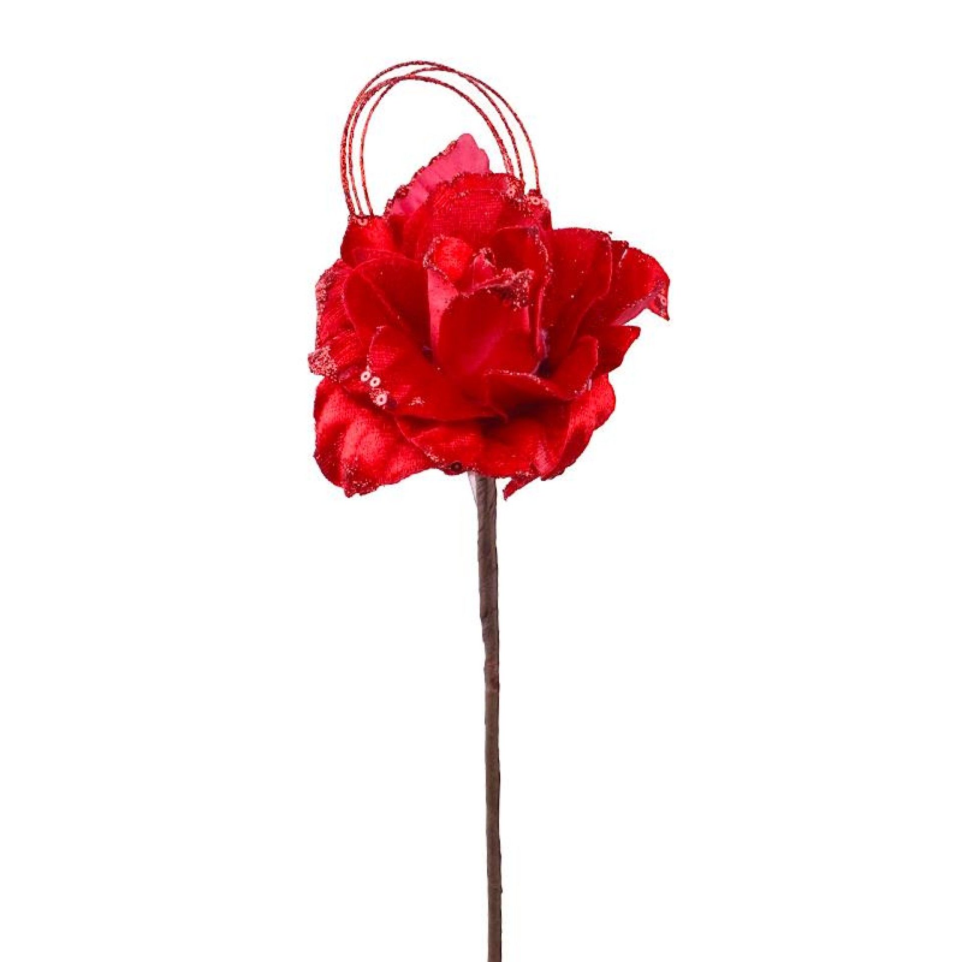 FLOR HASTE LONGA M.925015 VERMELHO FLOR HASTE LONGA M.925015 VERMELHO