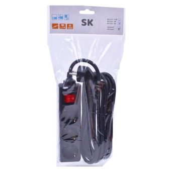 EXTENSAO 5M C/3 TOMADAS+ INT HY-1113P CX25