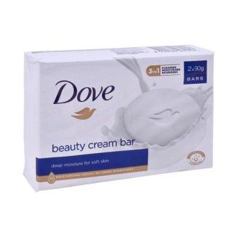 SABONETE DOVE CREAM BAR PACK2 90GR