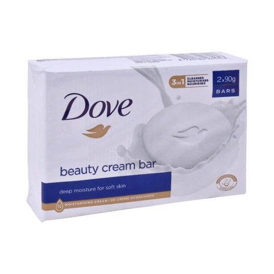 SABONETE DOVE CREAM BAR PACK2 90GR