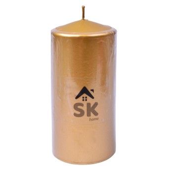 VELA PILLAR 7X15CM OURO CX24