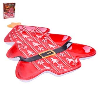 PRATO NATAL 30X22X3CM 2581-100-02 CX24