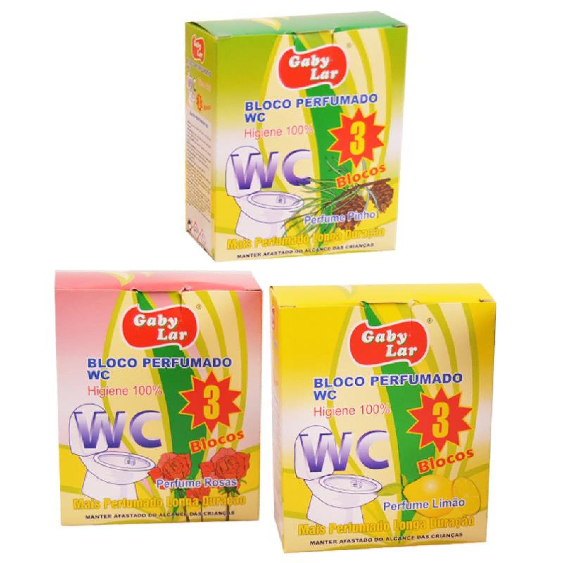BLOCO DESINFECTANTE WC 3UNI BLOCO DESINFECTANTE WC 3UNI