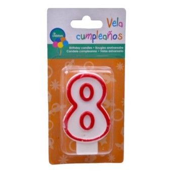 VELA ANIVERSARIO NUMERO 8 14432