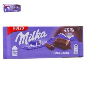 MILKA EXTRA CACAU 23X100G CX23