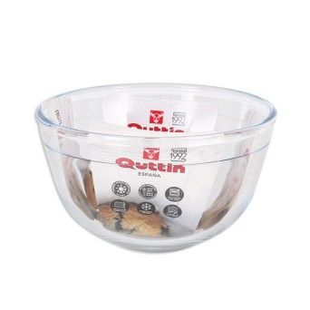 RECIPIENTE VIDRO QT-8890101R 17CM 1,1L