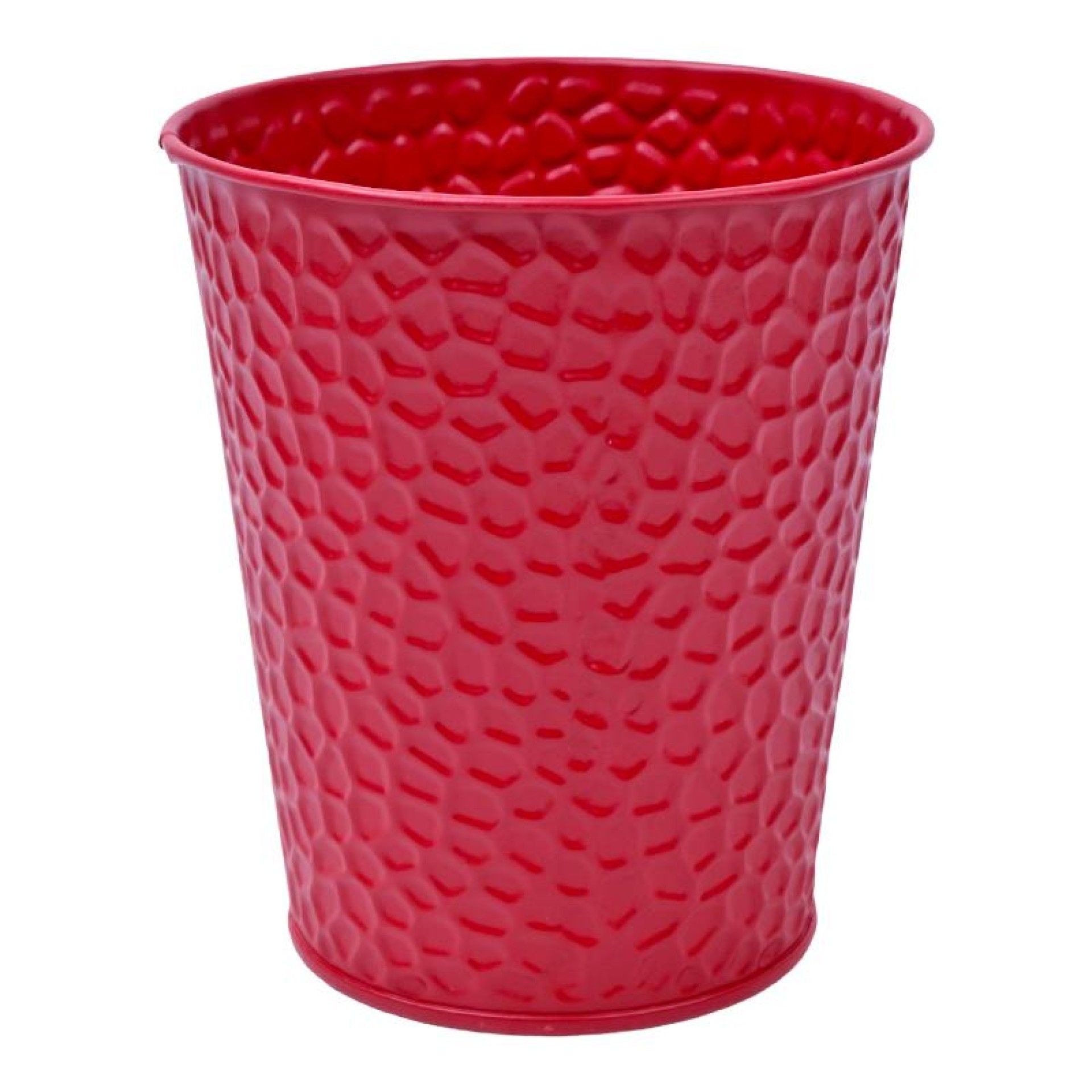 VASO METAL VERMELHO 12CM VASO METAL VERMELHO 12CM