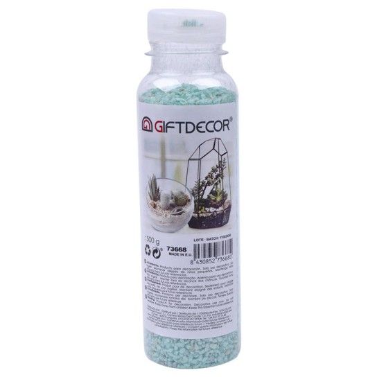 FRASCO AREIA DEC. 500GR VERDE FRASCO AREIA DEC. 500GR VERDE