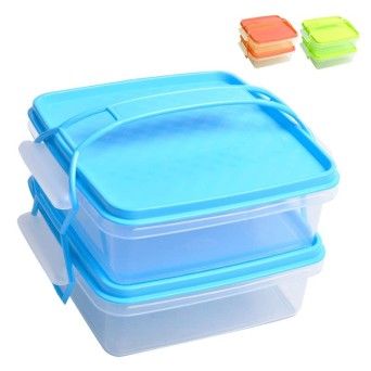PLASTICO CONJ. 2 CAIXAS 1L
