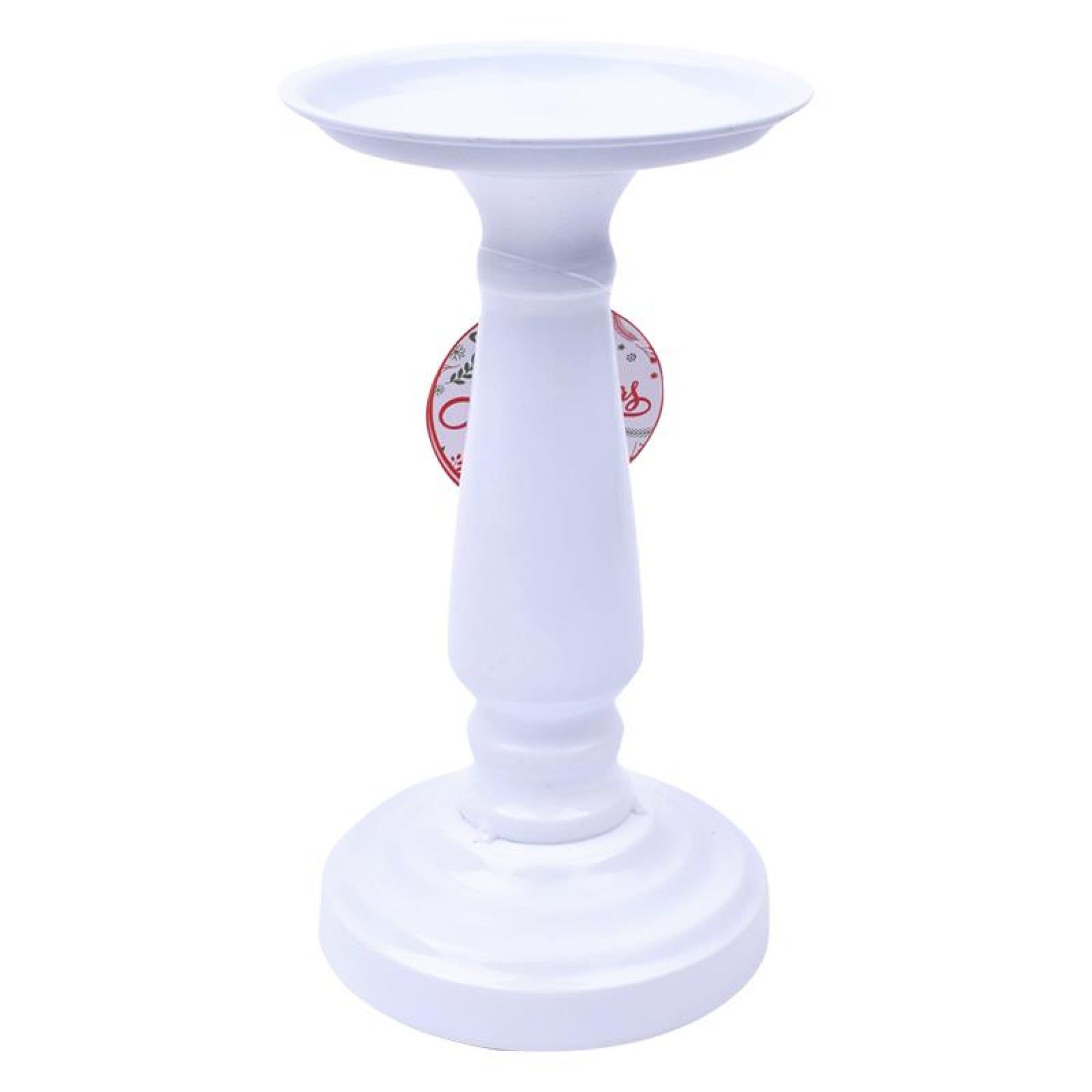 CASTIÇAL METAL 22CM BRANCO 2104221ç CASTIÇAL METAL 22CM BRANCO 2104221ç