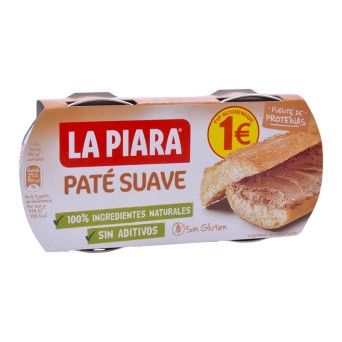 LA PIARA PATE SUAVE 2X75G PV1.5