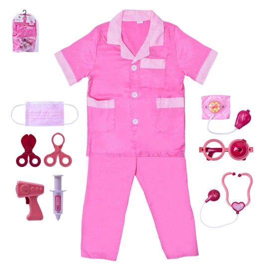 FATO CARNAVAL ENFERMEIRA 120-130CM CX24