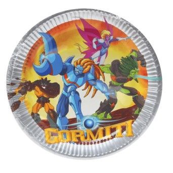 PRATO PAPEL GORMITI 23CM 8UNI