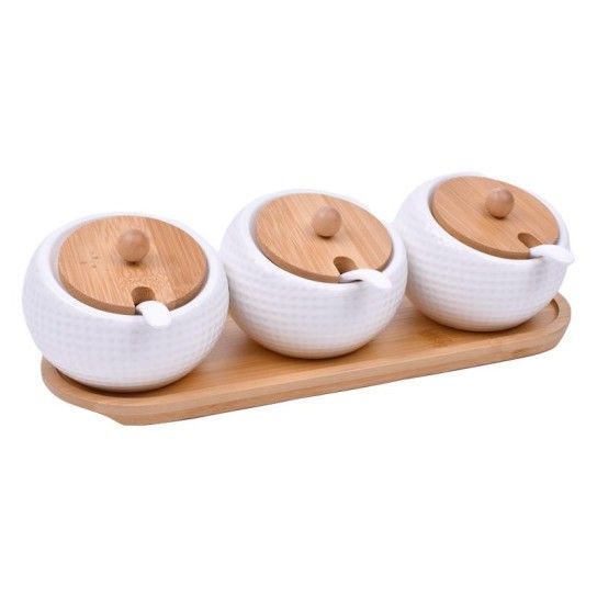 CONJ.3 POTES C/ BASE 2650-001 CX24