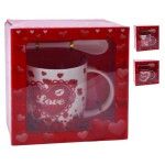 SET CANECA E COLHER 8,5X9 2645-110-01 CX72