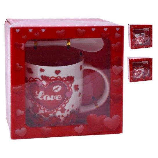 SET CANECA E COLHER 8,5X9 2645-110-01 CX72