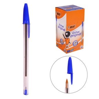CANETA BIC AZUL 50 UNI