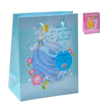SACO PAPEL PRINCESAS 18X23X10
